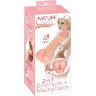 Телесная насадка-мастурбатор 2-in-1 Extension Masturbator - 21 см.