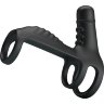 Черная вибронасадка на пенис Vibrating Penis Sling