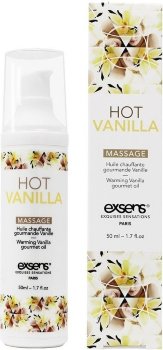 Разогревающее массажное масло с ароматом ванили Gourmet Hot Vanilla - 50 мл.