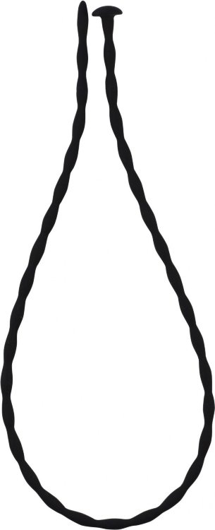 Черный уретральный массажер Glide Extra Small - 30 см.