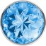 Большая серебристая анальная пробка Diamond Light blue Sparkle Large с голубым кристаллом - 8 см.  Цена 865 руб. - Большая серебристая анальная пробка Diamond Light blue Sparkle Large с голубым кристаллом - 8 см.