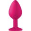 Средняя розовая анальная пробка Emotions Cutie Medium с фиолетовым кристаллом - 8,5 см.  Цена 1 118 руб. - Средняя розовая анальная пробка Emotions Cutie Medium с фиолетовым кристаллом - 8,5 см.