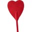Красный стек с наконечником-сердечком - 70 см.  Цена 1 620 руб. - Красный стек с наконечником-сердечком - 70 см.