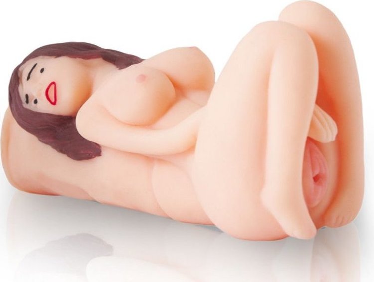 Фигурный мастурбатор в форме девушки с сомкнутыми ножками