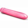 Розовый тонкий классический вибратор Slimline Vibe - 17,8 см.