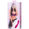 Ярко-розовый вибратор со стимулирующим шариком BEADSY - 21 см.