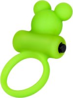 Зеленое виброкольцо на пенис A-Toys