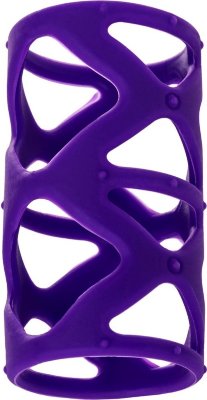 Фиолетовая насадка-сетка на пенис - 7,5 см.  Цена 918 руб. Длина: 7.5 см. Диаметр: 3 см. С насадками A-toys ваш пенис превратится в источник невероятного удовольствия. Теперь вы можете подарить себе и своему партнеру яркие ощущения благодаря рельефным насадкам, выполненным из мягкого бархатистого силикона. Кроме того, ее удобно надевать, ведь она отлично тянется!•Больше удовольствия для вашего партнера и для вас.Превосходный материал – 100% силикон.Подходит для всех! Эластичная насадка отлично растягивается. Страна: Китай. Материал: силикон.