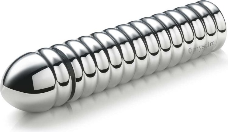 Рельефный фаллос для интенсивного электросекса Groovey George - 20 см.