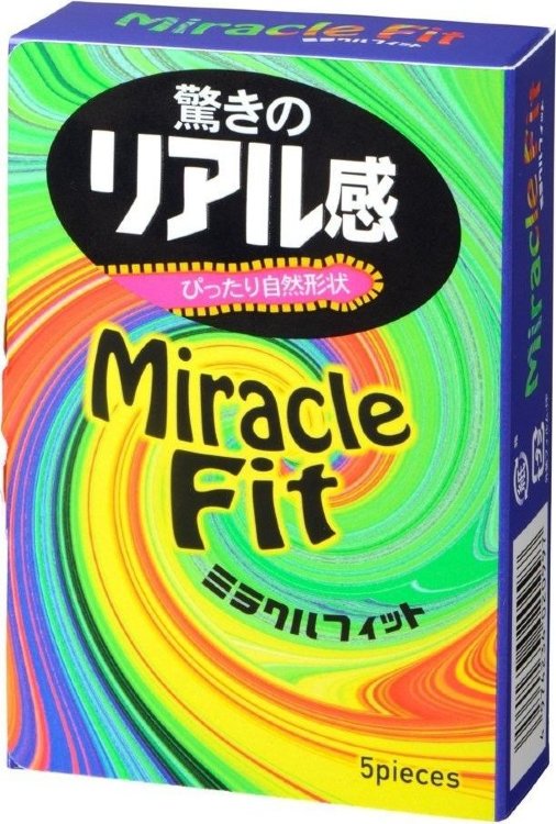 Презервативы Sagami Miracle Fit - 5 шт.