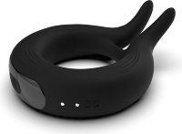 Черное эрекционное кольцо Marry Me Rechargeable Vibrating Cockring