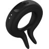 Черное эрекционное кольцо Marry Me Rechargeable Vibrating Cockring