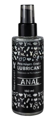 Анальный лубрикант на водной основе NewLevel Anal - 150 мл.  Цена 1 275 руб. Лубрикант анальный на водной основе. Гипоаллергенный состав на водной основе, PH-7 естественный для микрофлоры, пантенол стимулирует заживление микротрещин, ромашка и солодка обладают противовоспалительным эффектом и стимулируют обновление клеток. Флакон с дозатором. Вода, Пропиленгликоль, Глицерин, Гидроэтилциллюлоза, Феноксиэтанол, Этилгексилглицерин, Цитрат натрия, Пантенол, Экстракт ромашки, Экстракт солодки, Карбомер, Гидроксид натрия. Страна: Россия. Объем: 150 мл.