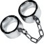 Серебристые широкие наручники Metal  Цена 11 149 руб. - Серебристые широкие наручники Metal