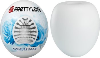 Белый мастурбатор-яйцо Pleasure Egg III