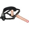 Женский страпон с вагинальной пробкой Woman Strap - 18 см.