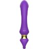 Фиолетовый изогнутый вибромассажер Moon Vibrator - 21,1 см.
