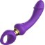 Фиолетовый изогнутый вибромассажер Moon Vibrator - 21,1 см. - Фиолетовый изогнутый вибромассажер Moon Vibrator - 21,1 см.