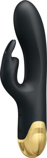 Чёрный вибратор-кролик Royal Pleasure - 19,2 см.