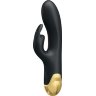 Чёрный вибратор-кролик Royal Pleasure - 19,2 см.