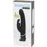 Черный вибратор-кролик Happy Rabbit Realistic Rechargeable Rabbit Vibrator - 25,4 см.