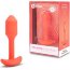 Оранжевая вибропробка для ношения B-vibe Snug Plug 1 - 10 см.  Цена 17 520 руб. - Оранжевая вибропробка для ношения B-vibe Snug Plug 1 - 10 см.
