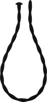 Черный уретральный массажер Glide Large - 30 см.