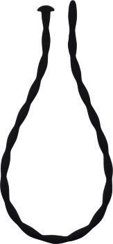 Черный уретральный массажер Glide Large - 30 см.