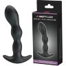 Черный анальный стимулятор простаты с вибрацией Special Anal Massager - 14,5 см.