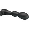 Черный анальный стимулятор простаты с вибрацией Special Anal Massager - 14,5 см.