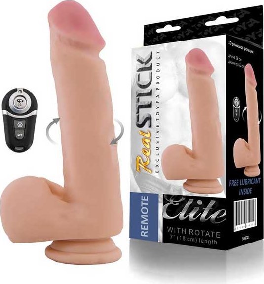 Перезаряжаемый ротатор с пультом ДУ - 18 см.