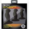Набор из 3 черных вибровтулок Nexus G-Play+ Trio