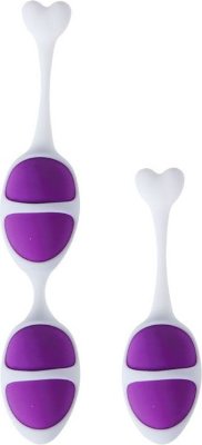 Фиолетовые вагинальные шарики из силикона: 2+1  Цена 2 596 руб. Длина: 20.7 см. Диаметр: 3.7 см. Набор силиконовых вагинальных шариков (2 + 1), мягких на ощупь. Страна: Китай. Материал: силикон.