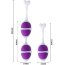 Фиолетовые вагинальные шарики из силикона: 2+1  Цена 2 596 руб. - Фиолетовые вагинальные шарики из силикона: 2+1