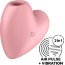 Розовый вибромассажер Cutie Heart с вакуум-волновой стимуляцией  Цена 6 857 руб. - Розовый вибромассажер Cutie Heart с вакуум-волновой стимуляцией