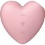 Розовый вибромассажер Cutie Heart с вакуум-волновой стимуляцией  Цена 6 857 руб. - Розовый вибромассажер Cutie Heart с вакуум-волновой стимуляцией
