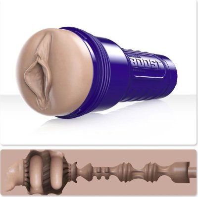 Телесный мастурбатор-вагина Fleshlight Boost Bang Длина: 25 см. Boost Bang от Fleshlight – это инновационный продукт для соло-игр. Реалистичные половые губы и уникальный внутренний рельеф обеспечат невероятные ощущения от мастурбации. Рукав оснащен двумя плавающими кольцами Boost «Turbo Tech», которые надежно удерживают половой член внутри и обеспечивают плотный захват по всей длине. После преодоления колец, вас ждет текстурный узкий коридор, который состоит из подвижных дисков и ребристых окружностей. Корпус мастурбатора Fleshlight имеет отверстие для выхода воздуха, благодаря которому вы сможете настроить желаемую герметичность и насладится эффектом вакуума. Страна: Испания. Материал: Super Skin.