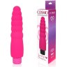 Розовый силиконовый вибратор Cosmo - 15 см.