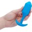 Голубая вибропробка для ношения B-vibe Snug Plug 3 - 12,4 см.  Цена 20 286 руб. - Голубая вибропробка для ношения B-vibe Snug Plug 3 - 12,4 см.