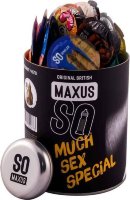 Текстурированные презервативы в кейсе MAXUS So Much Sex - 100 шт.