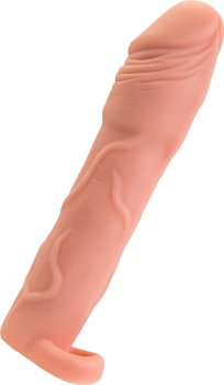 Телесная удлиняющая насадка с подхватом - 19 см.