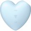 Голубой вибромассажер Cutie Heart с вакуум-волновой стимуляцией  Цена 7 086 руб. - Голубой вибромассажер Cutie Heart с вакуум-волновой стимуляцией