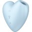 Голубой вибромассажер Cutie Heart с вакуум-волновой стимуляцией  Цена 7 385 руб. - Голубой вибромассажер Cutie Heart с вакуум-волновой стимуляцией
