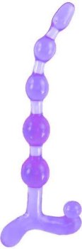 Фиолетовый анальный стимулятор - 22 см.