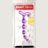 Фиолетовый анальный стимулятор - 22 см.