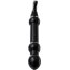 Элегантный чёрный анальный стимулятор с шариками на стволе - 19 см.  Цена 1 820 руб. - Элегантный чёрный анальный стимулятор с шариками на стволе - 19 см.