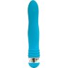 Голубой эргономичный вибратор Sexy Friend - 17,5 см.