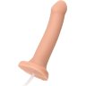 Телесный фаллос с имитацией эякуляции Silicon Cum Dildo L - 19,6 см.