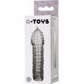 Прозрачная закрытая насадка на пенис TOYFA A-Toys - 15,2 см.