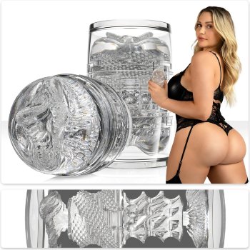 Прозрачный двусторонний мастурбатор Fleshlight Quickshot Mia Malkova